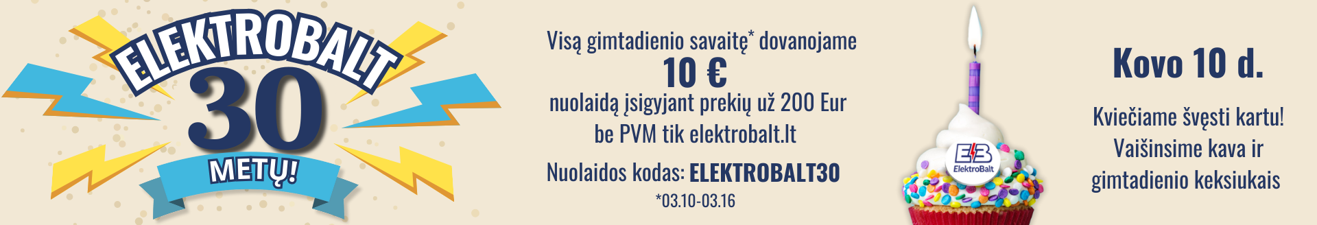 ELEKTROBALT 30 metų!