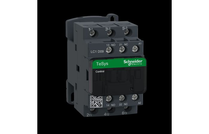 TeSys D kontaktorius LC1D. 3P. 3 N/O jegos kontakta, LC1D09D7, , CONTACTORS & MOTOR PROTECTION STANDARD OFFER < 150, TESYS CONTACTORS - SCHNEIDER ELECTRIC (pavadinimas tikslinamas)