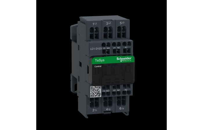 TeSys D kontaktorius LC1D. 3P. 3 N/O jegos kontakta, LC1D123B7, , CONTACTORS & MOTOR PROTECTION STANDARD OFFER < 150, TESYS CONTACTORS - SCHNEIDER ELECTRIC (pavadinimas tikslinamas)