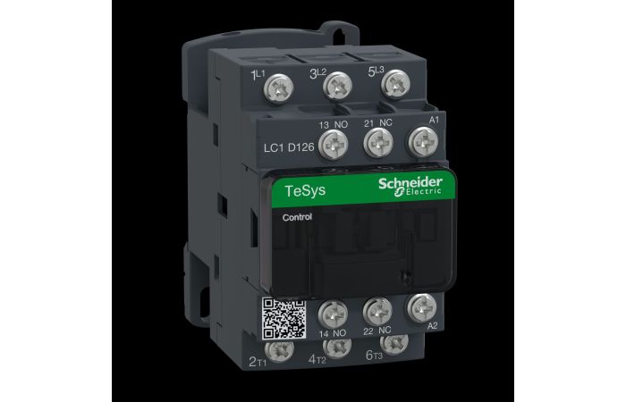 CONTACTOR, LC1D126G7, CONTACTORS & MOTOR PROTECTION, CONTACTORS & MOTOR PROTECTION STANDARD OFFER < 150, TESYS CONTACTORS - SCHNEIDER ELECTRIC (pavadinimas tikslinamas)