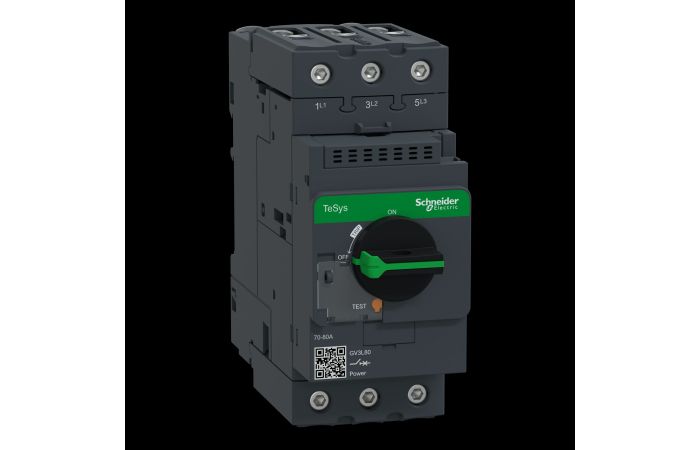 GV3L MOTOR CB MAGNETIC A EVERLINK, GV3L80, , CONTACTORS & MOTOR PROTECTION STANDARD OFFER < 150, TESYS GV3L MAGNETIC CIRCUIT BREAKERS - SCHNEIDER ELECTRIC (pavadinimas tikslinamas)