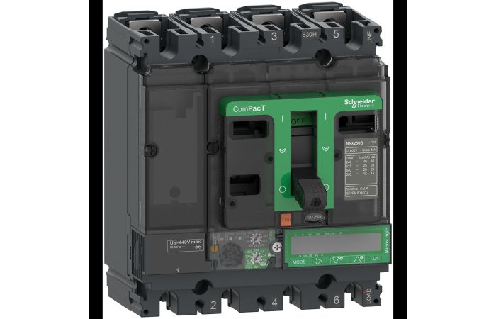 NSX250F 36kA AC 4P4D 250A 7.2E, C25F47E250, LV POWER CIRCUIT BREAKERS AND SWITCHES, MCCB OPTIMUM OFFER, COMPACT NSX - SCHNEIDER ELECTRIC (pavadinimas tikslinamas)