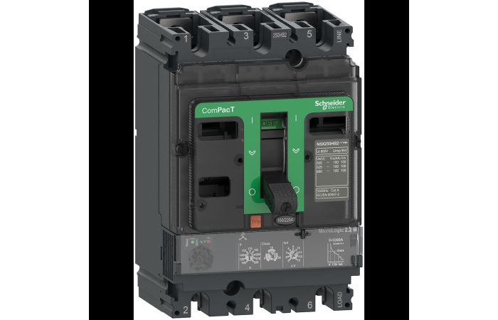 NSX250H 70kA AC 3P3D 220A 2.2M, C25H32M220, LV POWER CIRCUIT BREAKERS AND SWITCHES, MCCB OPTIMUM OFFER, COMPACT NSX - SCHNEIDER ELECTRIC (pavadinimas tikslinamas)