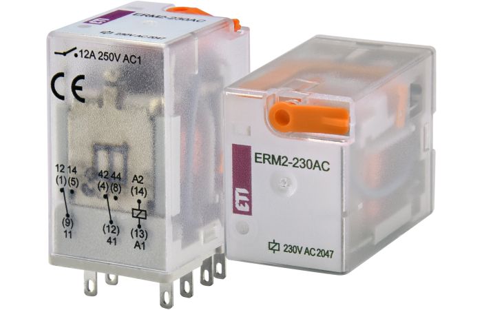 Relė tarpinė 2co 8A 230V AC ERM2-230AC - ETI