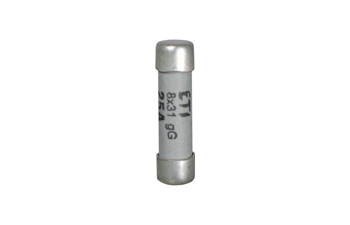 Saugiklis 12A 8x31mm gG CH8 cilindrinis - ETI