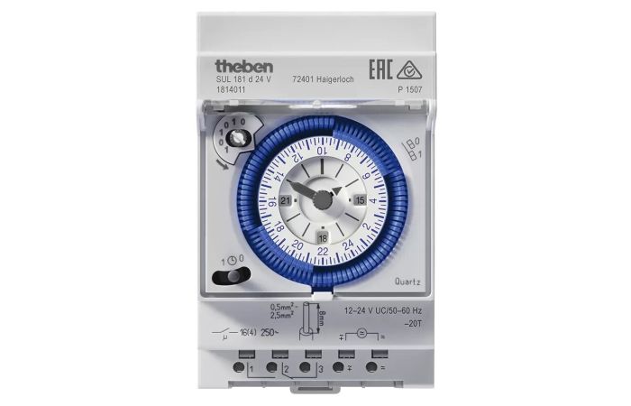 Laikrodis mechaninis paros SUL 181 d 24V UC - THEBEN