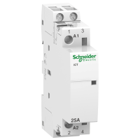 Kontaktorius 2P 25A 24V AC 2no 2 modulių iCT25A Acti9 - SCHNEIDER ELECTRIC