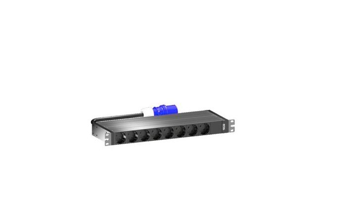 Blokas maitinimo PDU basic 8xSCHUKO su kabeliu 3m kištukas CEE 3P 16A DK 7979.115 - RITTAL