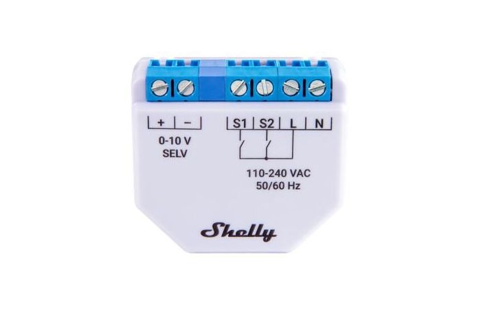 Valdiklis šviesos 110-230V AC Wi-Fi/Bluetooth Shelly Dimmer 0-10V - SHELLY