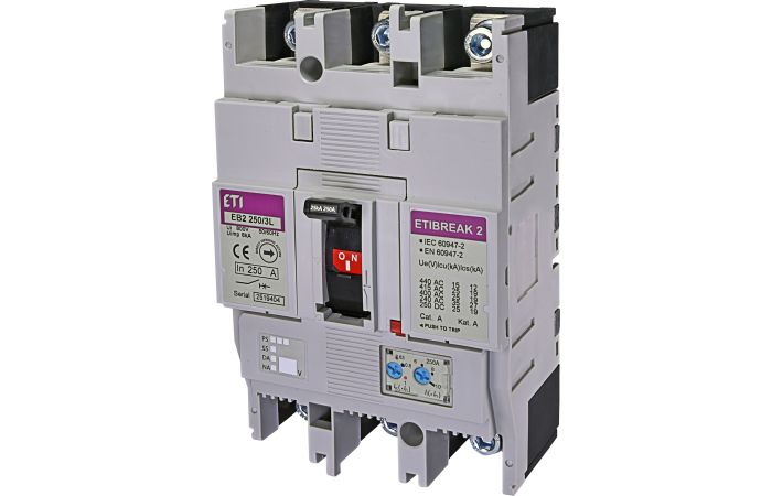 Automatas 3P 250A 25kA EB2 250/3L 250A 3p - ETI