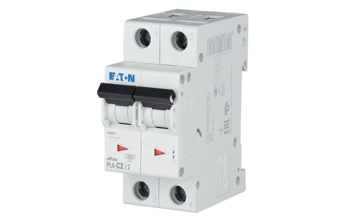 Automatas 2P 2A C 6kA PL6-C2/2 - EATON