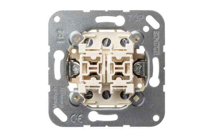 Mygtukas dvigubas perjungikliui 10A/250V - JUNG