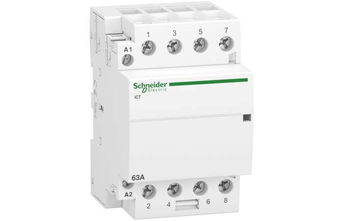 Kontaktorius 4P 63A 230V AC 4no 3 modulių iCT63A Acti9 - SCHNEIDER ELECTRIC