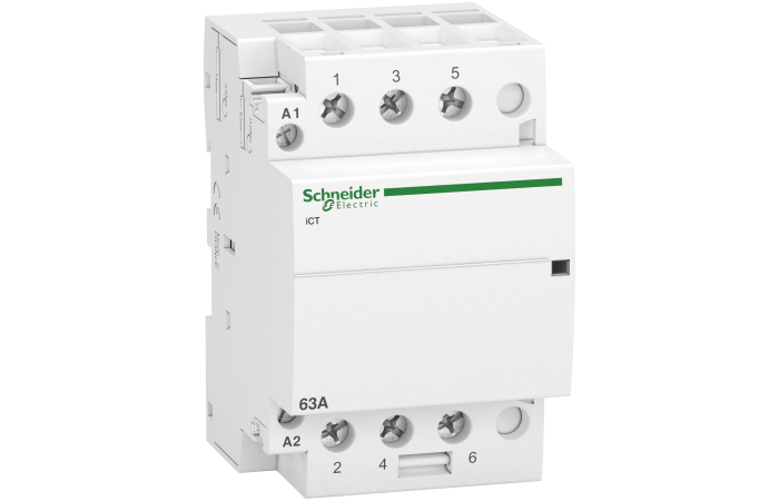 Kontaktorius 3P 63A 230V AC 3no 3 modulių iCT63A Acti9 - SCHNEIDER ELECTRIC