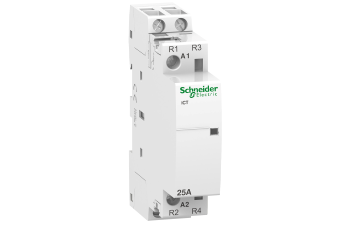 Kontaktorius 2P 25A 230V AC 2nc 1 modulio iCT25A Acti9 - SCHNEIDER ELECTRIC