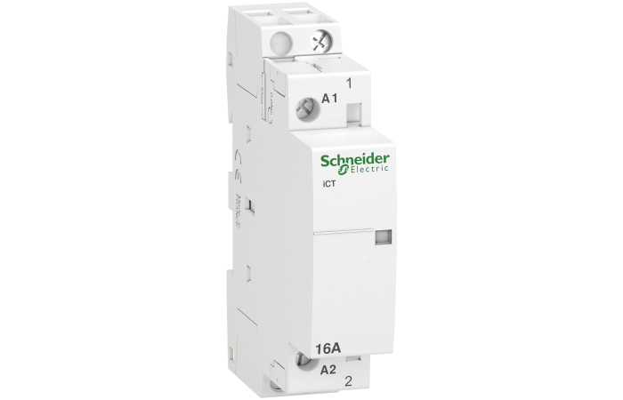 Kontaktorius 1P 16A 230V AC 1no 1 modulio iCT16A Acti9 - SCHNEIDER ELECTRIC