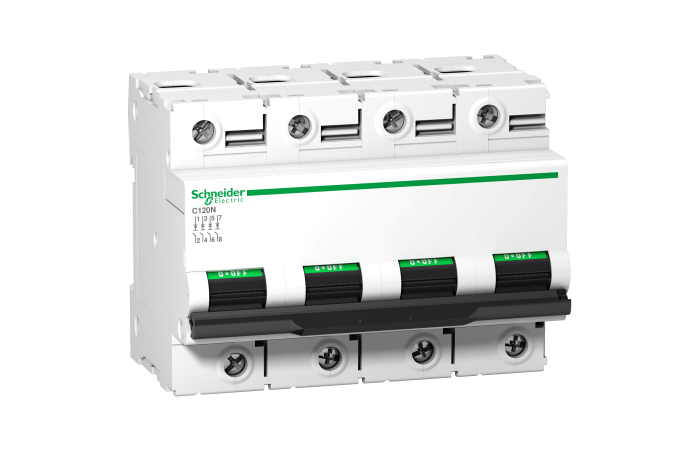 Automatas 4P 100A D 10kA C120N Acti9 - SCHNEIDER ELECTRIC