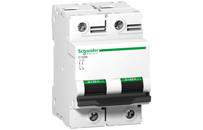 Automatas 2P 80A C 10kA C120N Acti9 - SCHNEIDER ELECTRIC