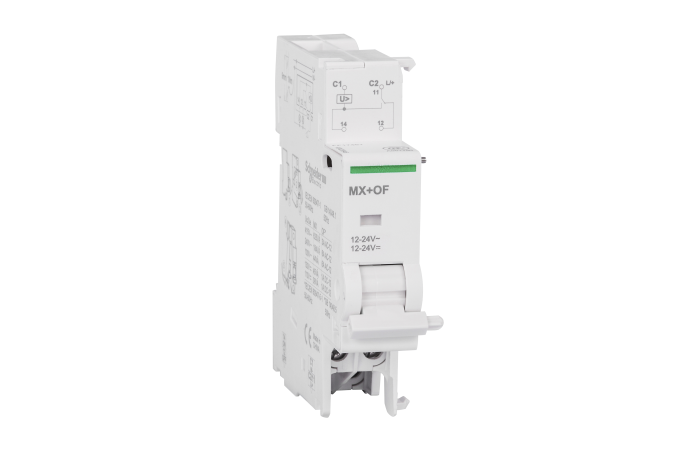 Atkabiklis nepriklausomas 24V AC/DC iC120 MX+OF Acti9 - SCHNEIDER ELECTRIC