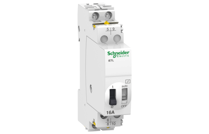 Išplėtimas impulsinės relės 2P 16A 48VAC 24VDC 1co+1no IETL iTL 16 Acti9 - SCHNEIDER ELECTRIC