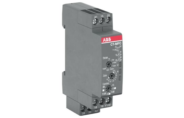 Relė laiko multifunkcinė CT-MFC.21 2co 12...240V AC/DC - ABB