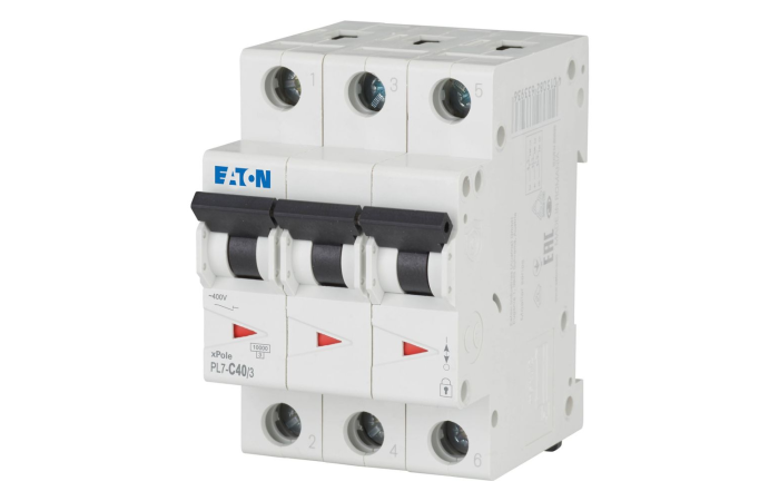 Automatas 3P 40A C 10kA PL7-C40/3 - EATON