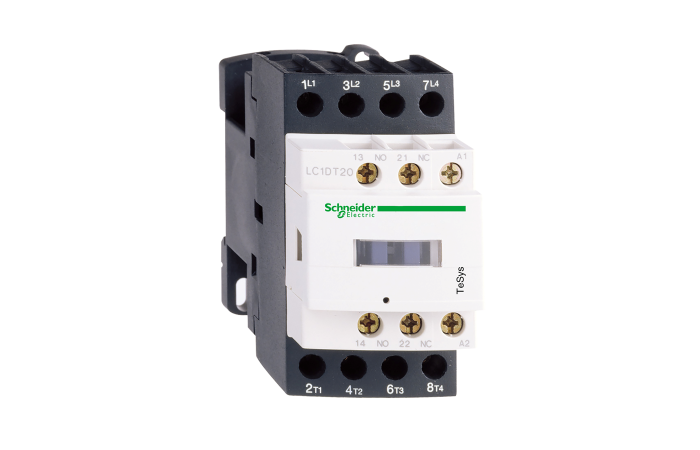 Kontaktorius 4P 25A 24V DC 1no+1nc LC1D TeSys - SCHNEIDER ELECTRIC