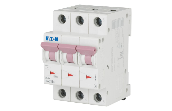 Automatas 3P 32A D 10kA PL7-D32/3 - EATON