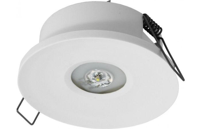 Šviestuvas į/l LED 3W IP65 6500K 400lm D-100mm H-37mm su 1val. akumuliatoriumi M/NM Ara R 1PLED C371 LOA IP65 - NORTHCLIFFE