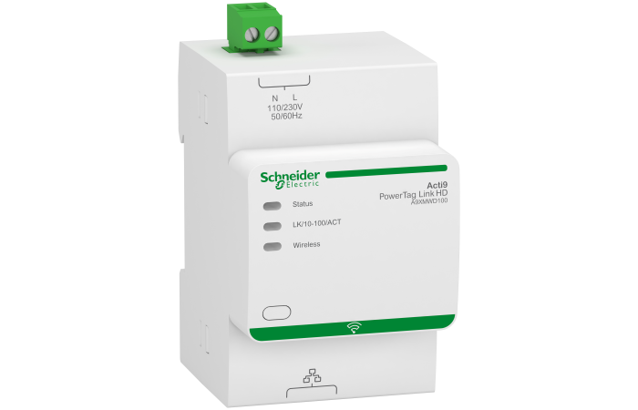 A9 PowerTag Link HD RF P gateway, A9XMWD100, FINAL DISTRIBUTION DEVICES AND SYSTEMS, ACTI9, MCB - SCHNEIDER ELECTRIC (pavadinimas tikslinamas)