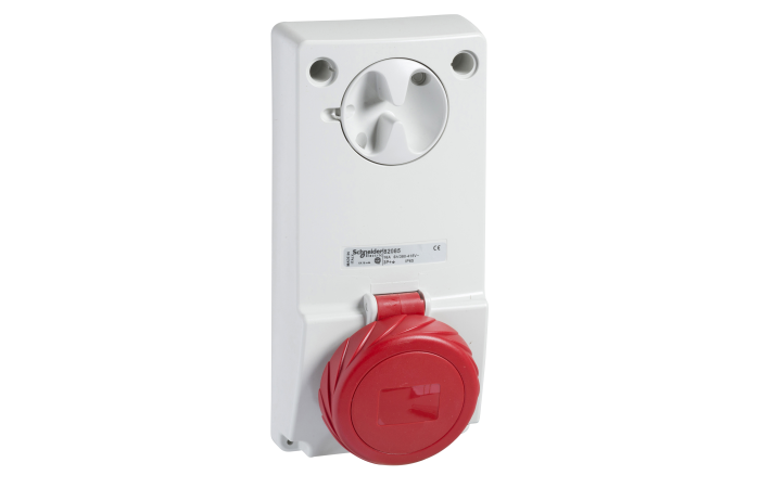 SOCKET UNIKA W/INTERLO 32A 3P-E 380-41, 82096, INDUSTRIAL SOCKET OUTLETS, PRATIKA LV SOCKETS AND PLUGS, LOCK IND SOCKETS - SCHNEIDER ELECTRIC (pavadinimas tikslinamas)