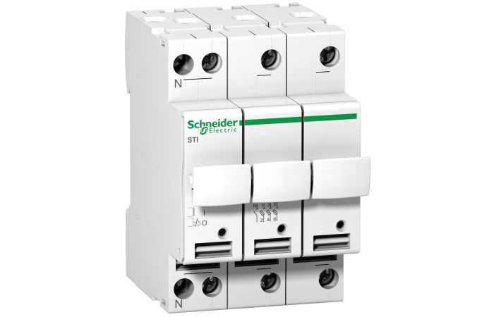 Kirtiklis-saugiklis 3P+N 25A 10x38 Acti9 - SCHNEIDER ELECTRIC