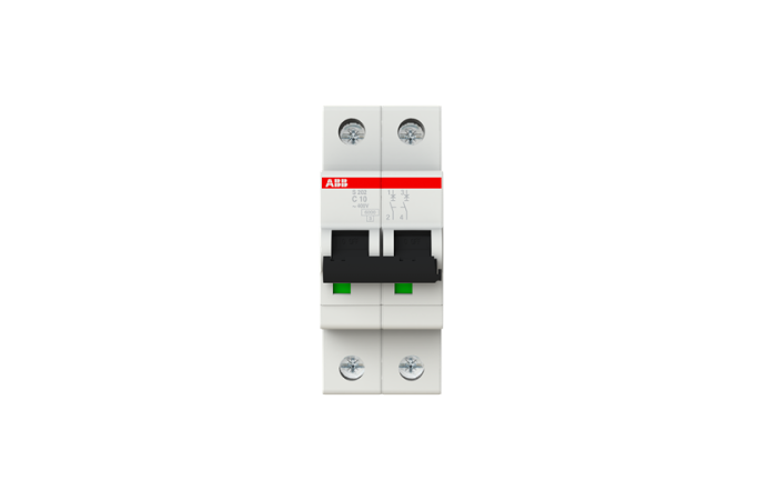 Automatas 2P 10A C 6kA S202-C10 - ABB