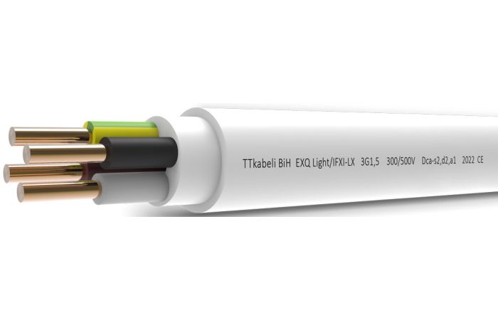 Kabelis EXQ Light 3x2.5mm2 300/500V Dca klasė [matuojamas] - TT CABLES