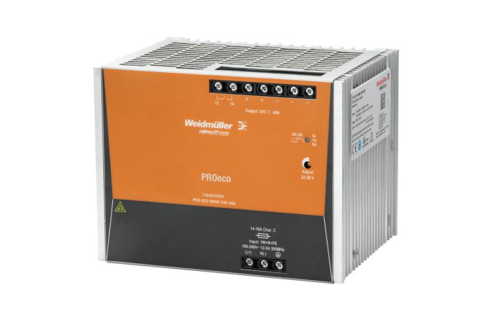 Maitinimo šaltinis 960W 24V DC 40A Pro Eco  - WEIDMULLER