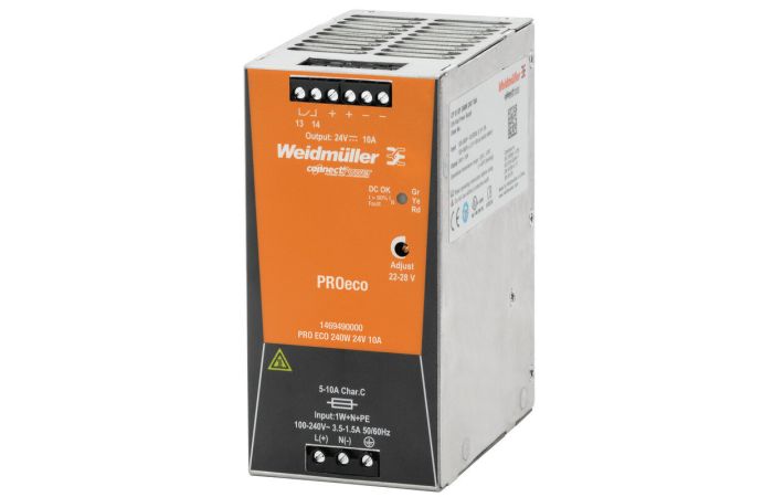 Maitinimo šaltinis 240W 48V DC 5A Pro Eco - WEIDMULLER