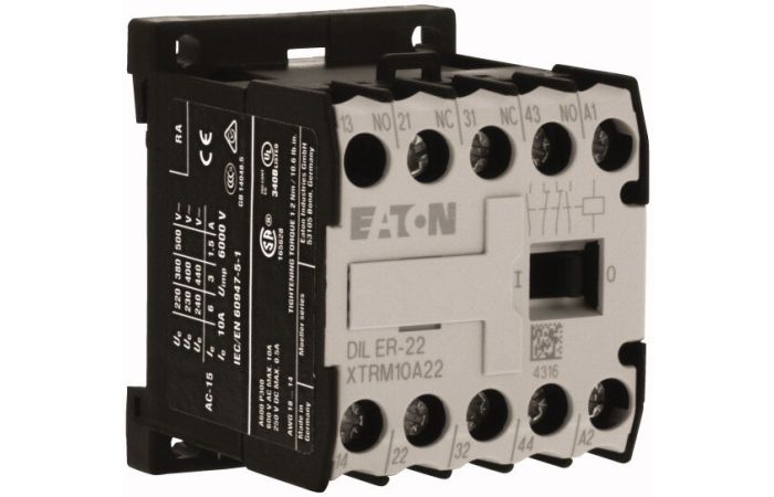 Relė kontaktorinė tarpinė 2no+2nc DILER-22G(24V DC) - EATON