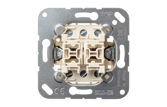 Mygtukas dvigubas 4S 10A/250V - JUNG