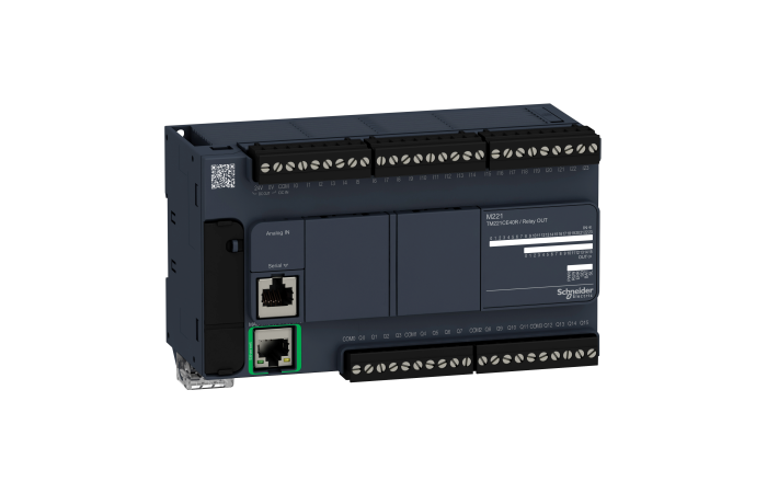 Valdiklis Modicon M221 40IO Ethernet 24DI 16DO - SCHNEIDER ELECTRIC