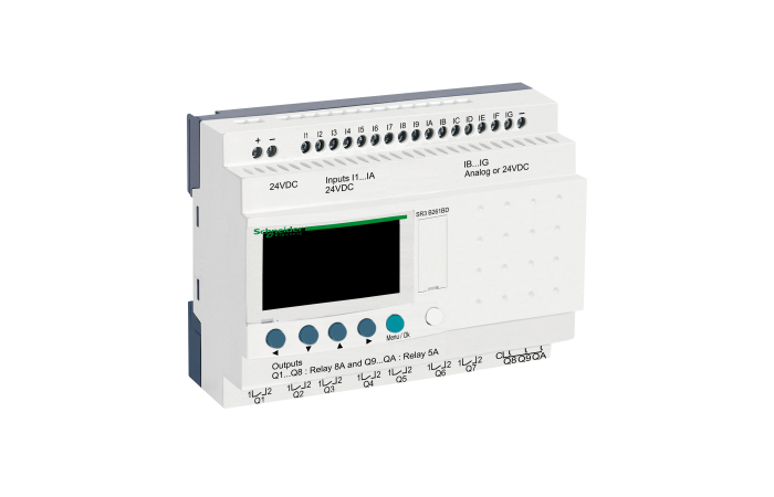 Relė programuojama Zelio 26 IO 6AI 10RO 24V DC - SCHNEIDER ELECTRIC