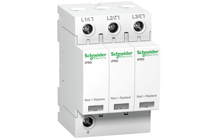 Apsauga viršįtampių 3P C 40kA 2 tipo iPRD40 Acti9 - SCHNEIDER ELECTRIC