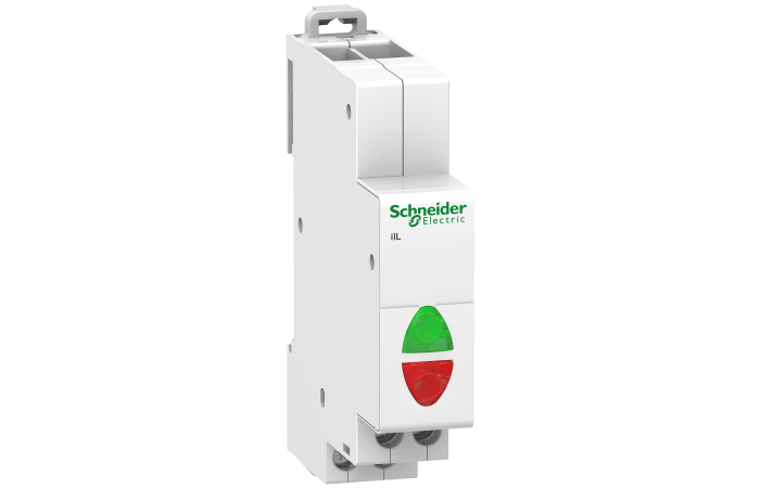 Lemputė modulinė 230V raudona + žalia iIL Acti9 - SCHNEIDER ELECTRIC