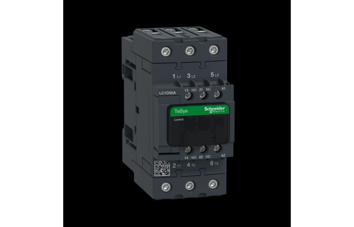 TeSys D kontaktorius LC1D. 3P. 3 N/O EverLink BTR j, LC1D50AM7, , CONTACTORS & MOTOR PROTECTION STANDARD OFFER < 150, TESYS CONTACTORS - SCHNEIDER ELECTRIC (pavadinimas tikslinamas)