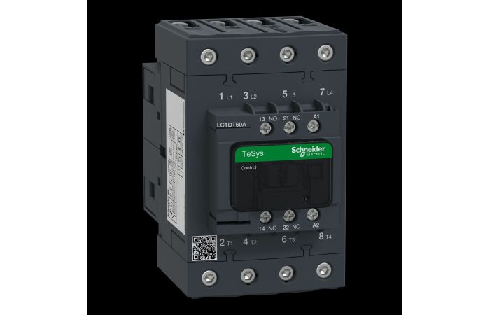 TeSys D3 kontaktorius 4P AC1 60A, valdymas 220V AC, LC1DT60AM7, , CONTACTORS & MOTOR PROTECTION STANDARD OFFER < 150, TESYS CONTACTORS - SCHNEIDER ELECTRIC (pavadinimas tikslinamas)