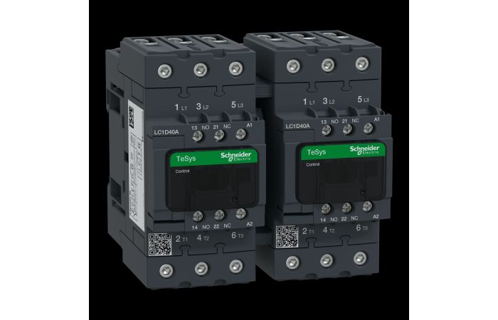 TeSys D reversinis kontaktorius LC2D su EverLink BT, LC2D40AM7, , CONTACTORS & MOTOR PROTECTION STANDARD OFFER < 150, TESYS CONTACTORS - SCHNEIDER ELECTRIC (pavadinimas tikslinamas)