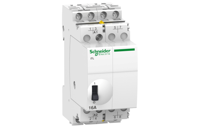 Relė impulsinė 4P 16A 24VAC 12VDC 4no iTL Acti9 - SCHNEIDER ELECTRIC