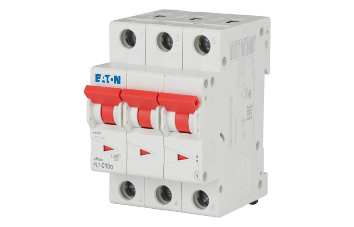 Automatas 3P 10A C 10kA PL7-C10/3 - EATON