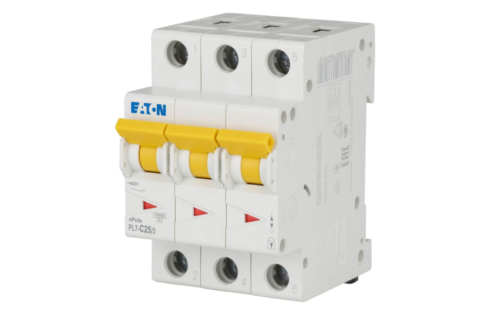 Automatas 3P 25A C 10kA PL7-C25/3 - EATON