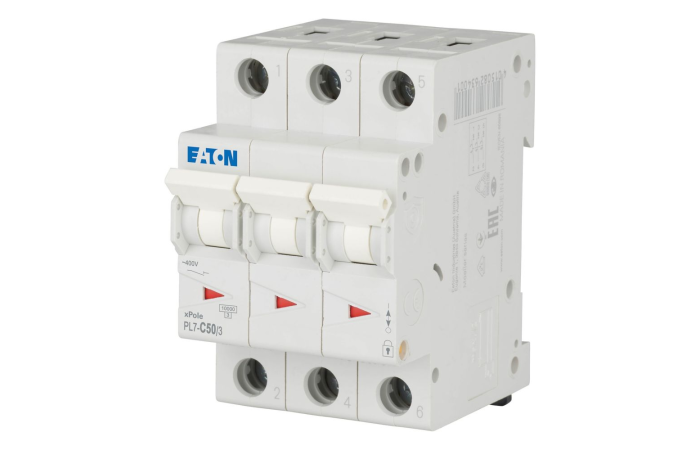 Automatas 3P 50A C 10kA PL7-C50/3 - EATON