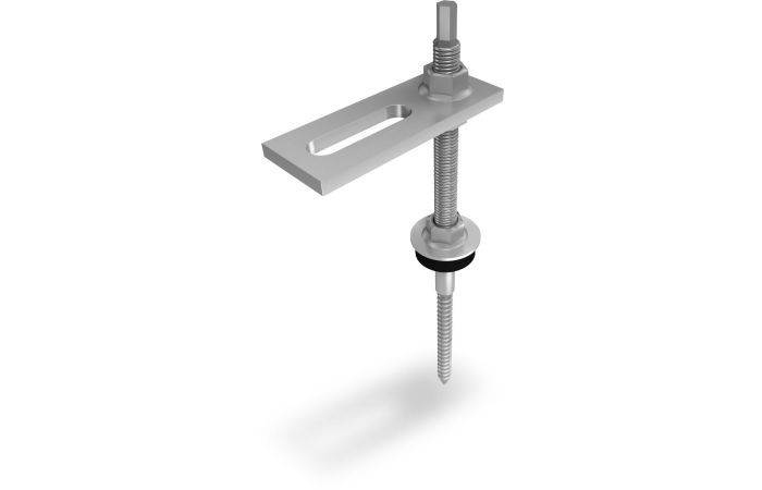 Smeigė su adapterio plokštele M10x200 HEX 7mm SolidRail - K2 SYSTEMS